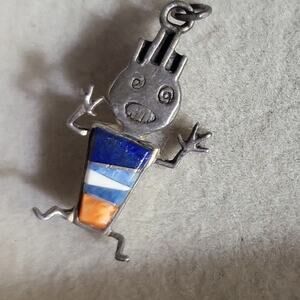 Sterling Kritters Charm Pendant pin